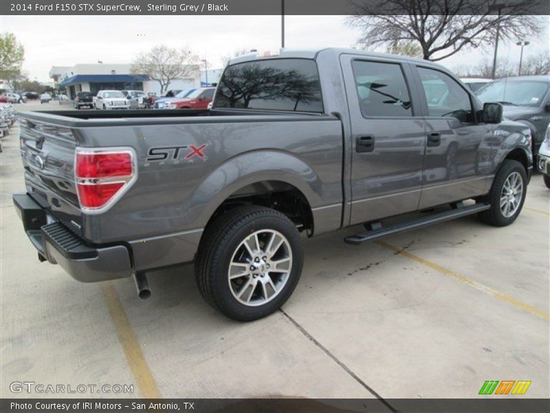 Sterling Grey / Black 2014 Ford F150 STX SuperCrew