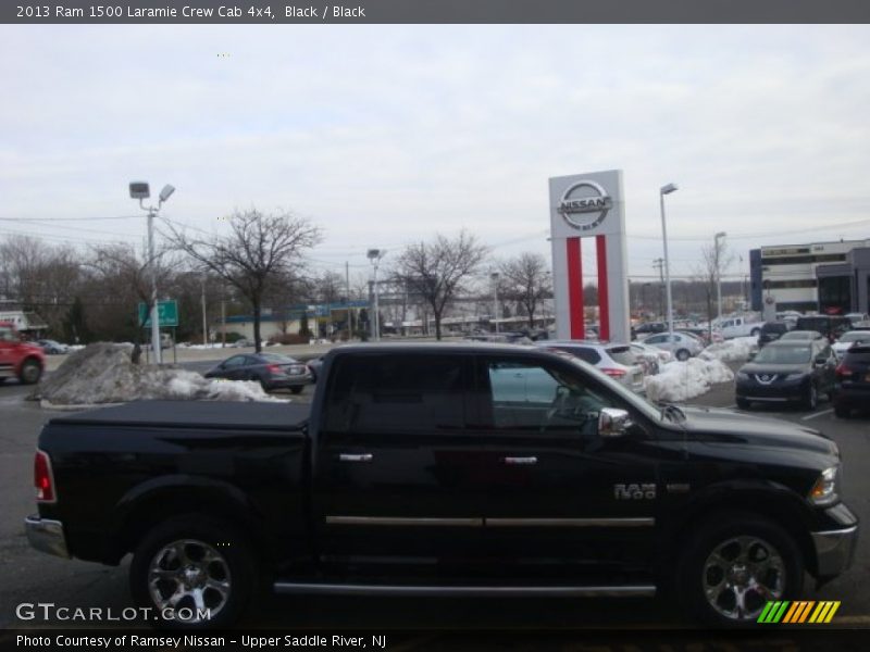 Black / Black 2013 Ram 1500 Laramie Crew Cab 4x4