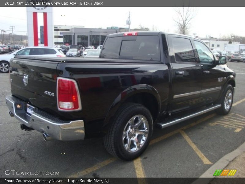 Black / Black 2013 Ram 1500 Laramie Crew Cab 4x4
