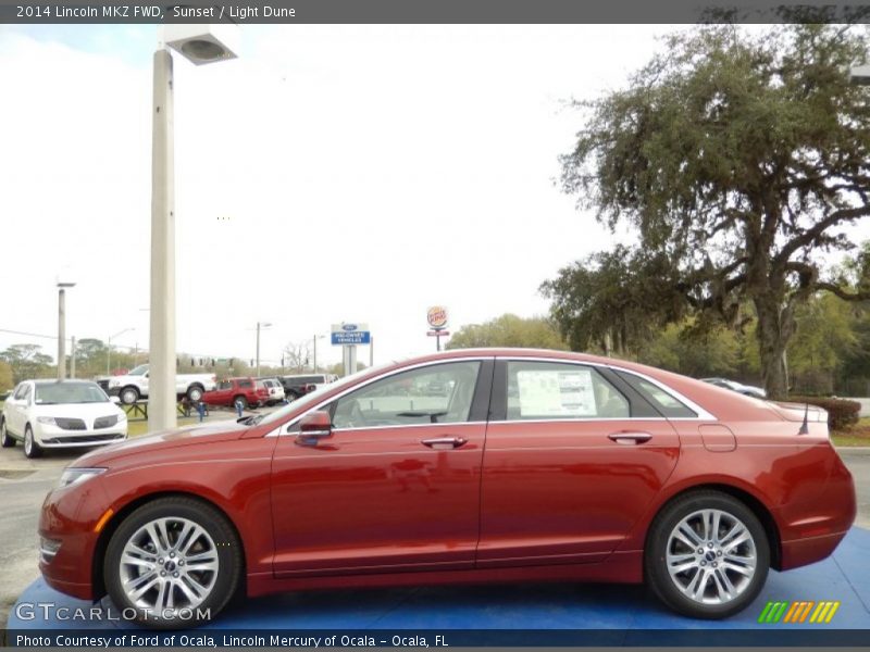 Sunset / Light Dune 2014 Lincoln MKZ FWD