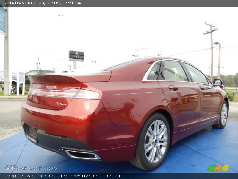 Sunset / Light Dune 2014 Lincoln MKZ FWD