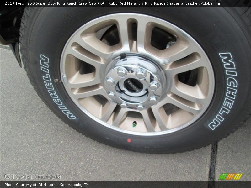 Ruby Red Metallic / King Ranch Chaparral Leather/Adobe Trim 2014 Ford F250 Super Duty King Ranch Crew Cab 4x4