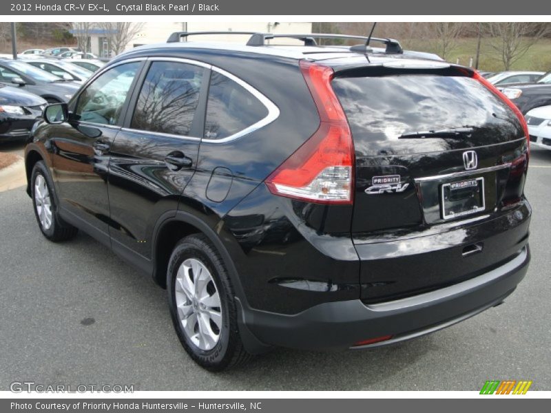 Crystal Black Pearl / Black 2012 Honda CR-V EX-L