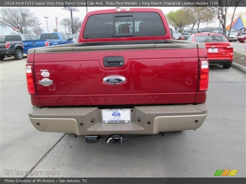 Ruby Red Metallic / King Ranch Chaparral Leather/Adobe Trim 2014 Ford F250 Super Duty King Ranch Crew Cab 4x4