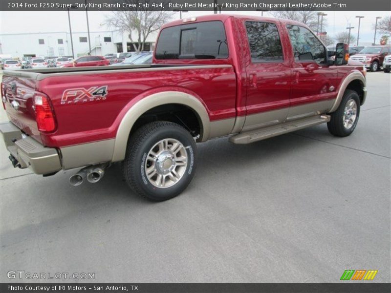 Ruby Red Metallic / King Ranch Chaparral Leather/Adobe Trim 2014 Ford F250 Super Duty King Ranch Crew Cab 4x4