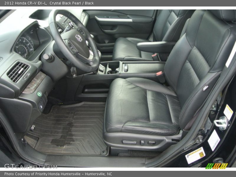 Crystal Black Pearl / Black 2012 Honda CR-V EX-L