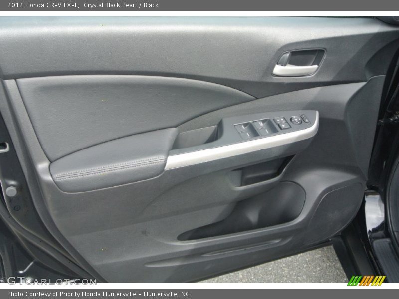 Crystal Black Pearl / Black 2012 Honda CR-V EX-L