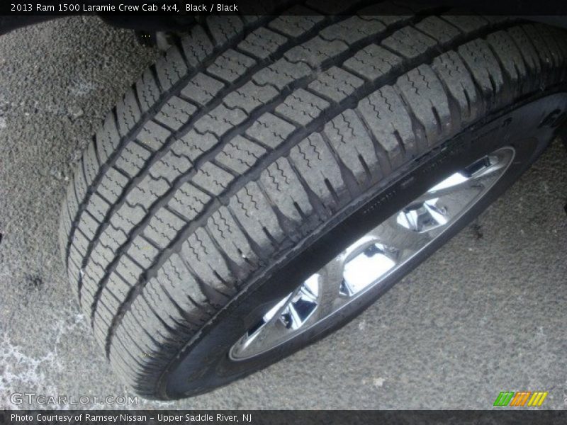Black / Black 2013 Ram 1500 Laramie Crew Cab 4x4
