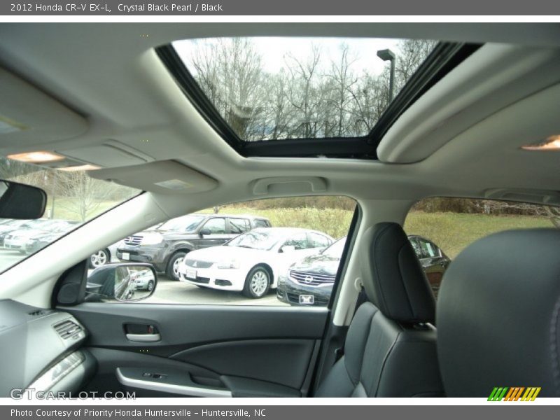 Crystal Black Pearl / Black 2012 Honda CR-V EX-L
