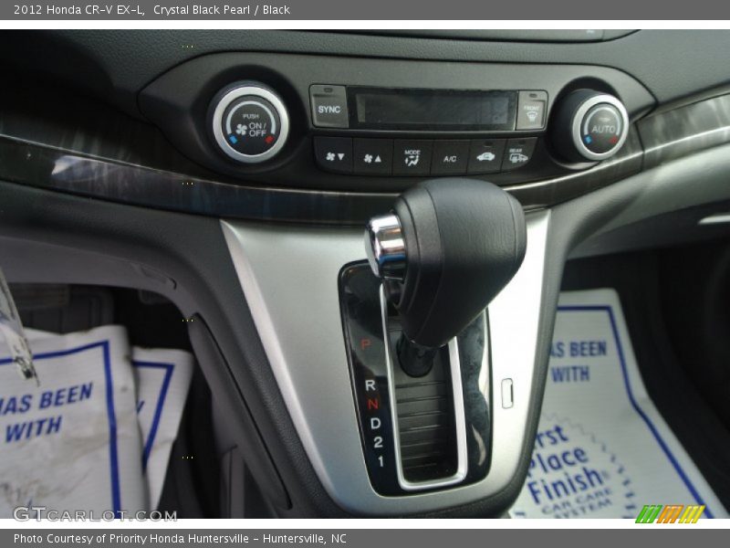 Crystal Black Pearl / Black 2012 Honda CR-V EX-L