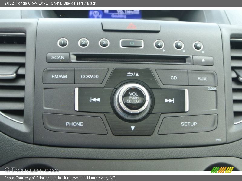 Crystal Black Pearl / Black 2012 Honda CR-V EX-L