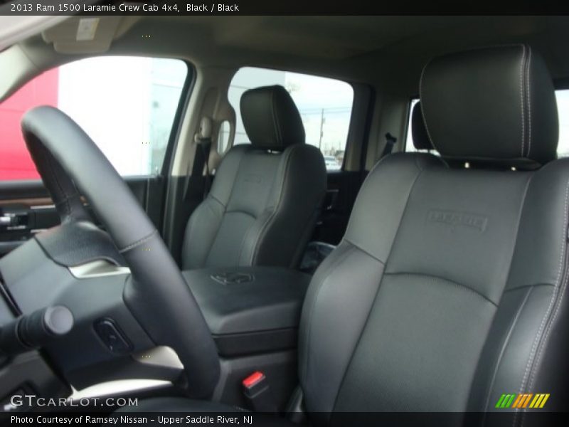 Black / Black 2013 Ram 1500 Laramie Crew Cab 4x4