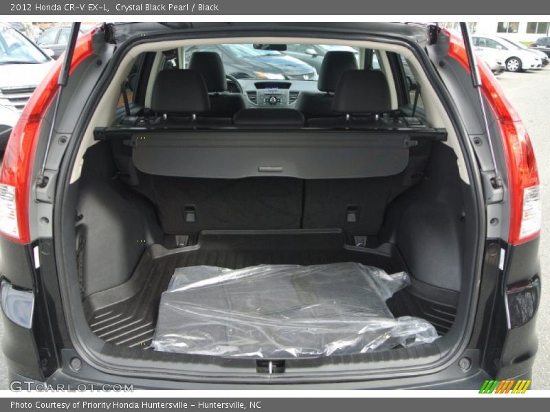 Crystal Black Pearl / Black 2012 Honda CR-V EX-L