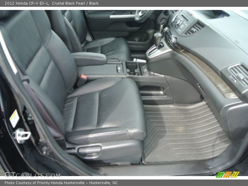 Crystal Black Pearl / Black 2012 Honda CR-V EX-L
