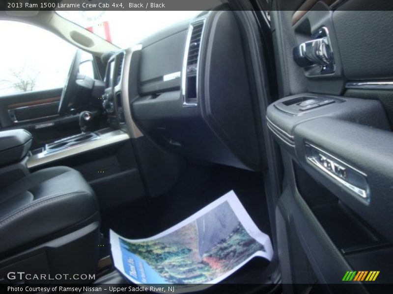 Black / Black 2013 Ram 1500 Laramie Crew Cab 4x4