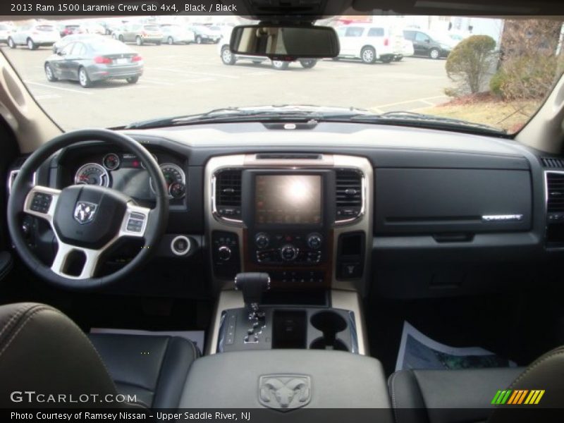 Black / Black 2013 Ram 1500 Laramie Crew Cab 4x4
