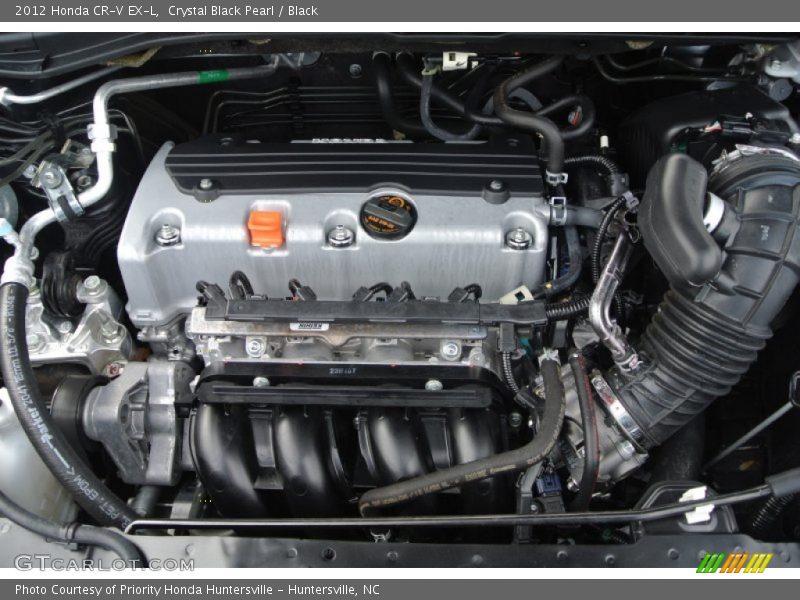 Crystal Black Pearl / Black 2012 Honda CR-V EX-L