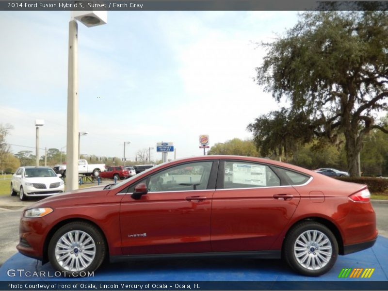  2014 Fusion Hybrid S Sunset