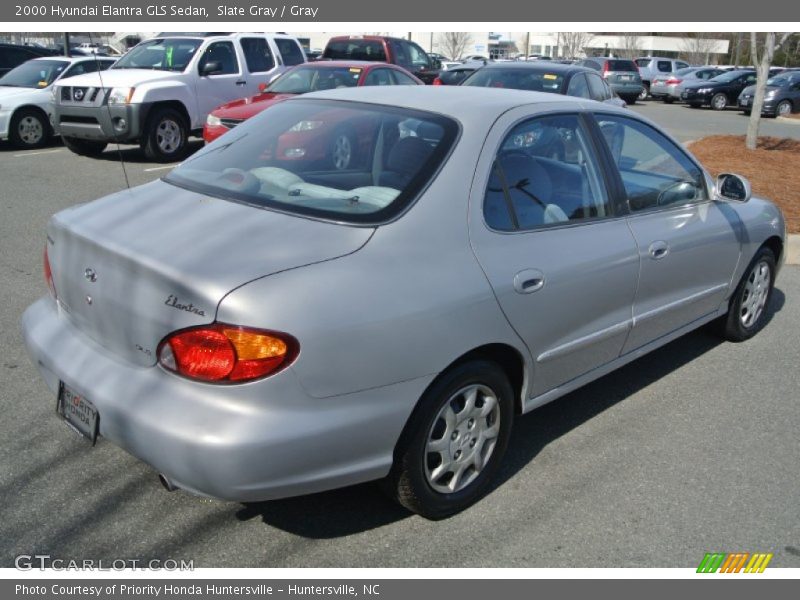 Slate Gray / Gray 2000 Hyundai Elantra GLS Sedan