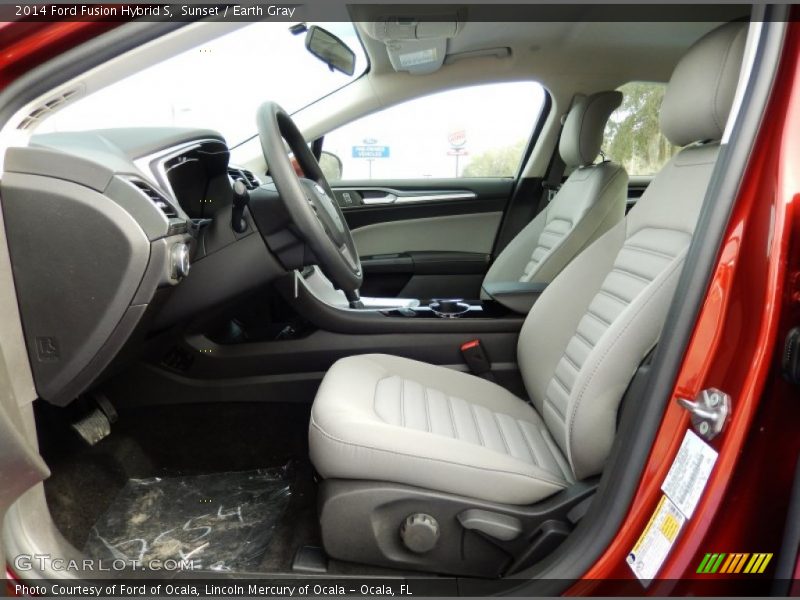 Front Seat of 2014 Fusion Hybrid S