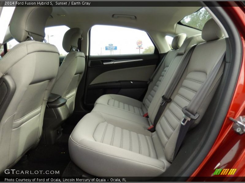 Rear Seat of 2014 Fusion Hybrid S
