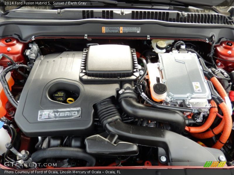  2014 Fusion Hybrid S Engine - 2.0 Liter Atkinson-Cycle DOHC 16-Valve 4 Cylinder Gasoline/Electric Hybrid