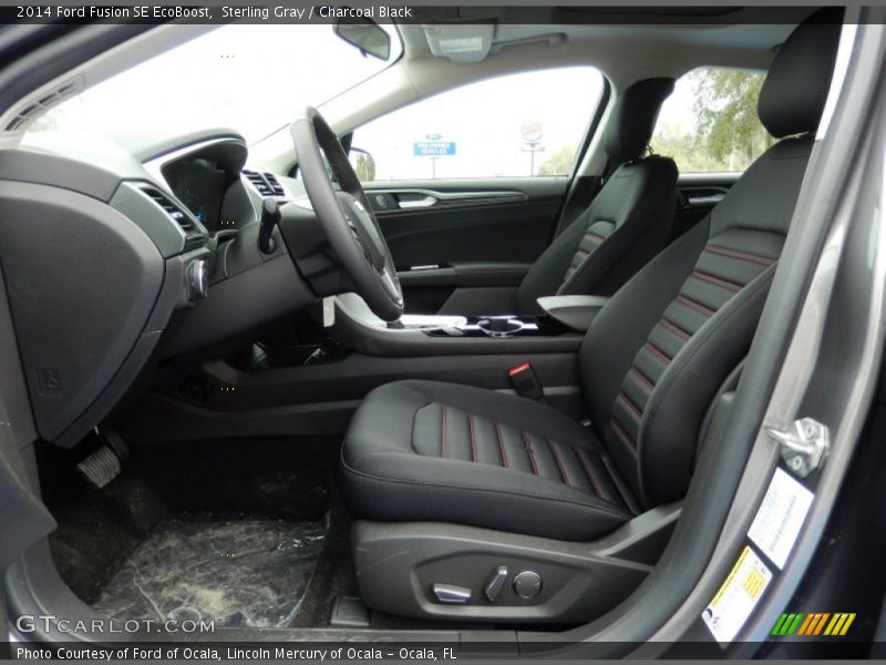  2014 Fusion SE EcoBoost Charcoal Black Interior