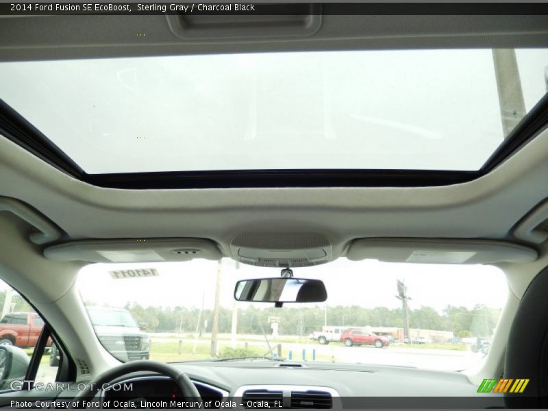 Sunroof of 2014 Fusion SE EcoBoost