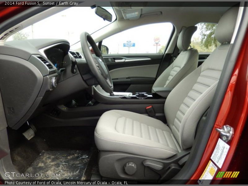 Sunset / Earth Gray 2014 Ford Fusion S