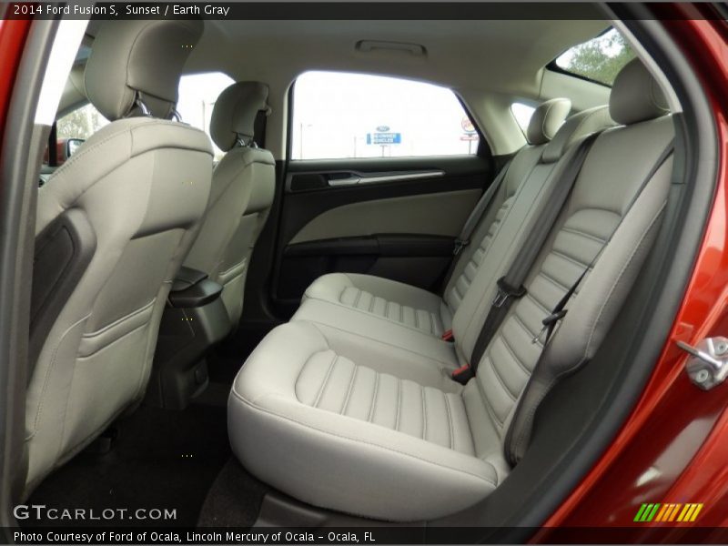 Sunset / Earth Gray 2014 Ford Fusion S
