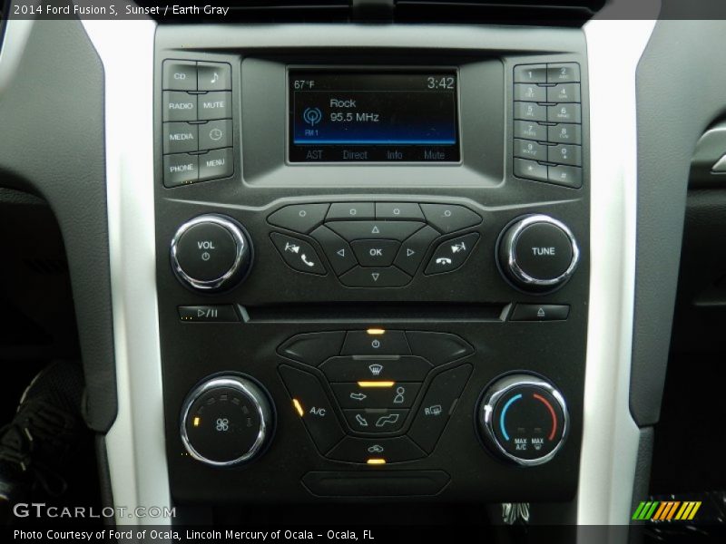 Sunset / Earth Gray 2014 Ford Fusion S