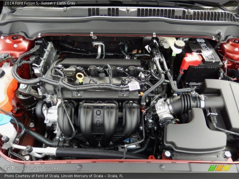 Sunset / Earth Gray 2014 Ford Fusion S