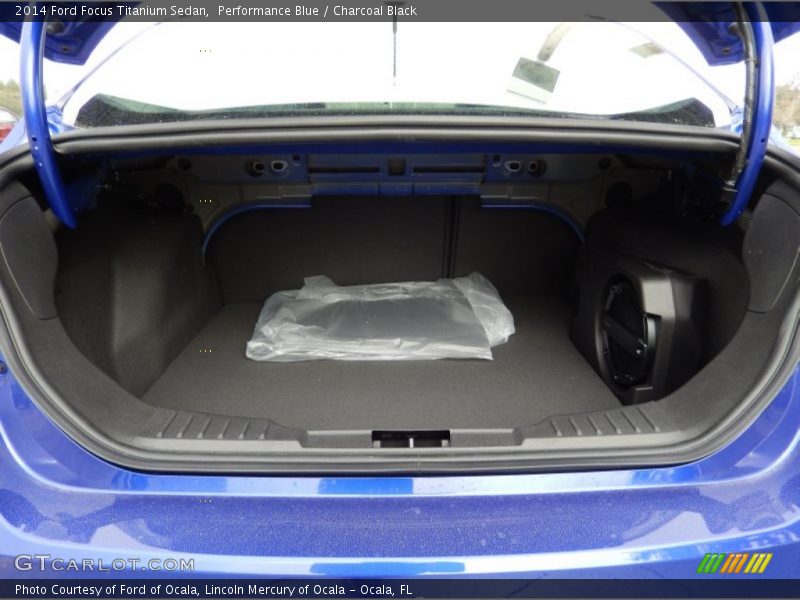 Performance Blue / Charcoal Black 2014 Ford Focus Titanium Sedan