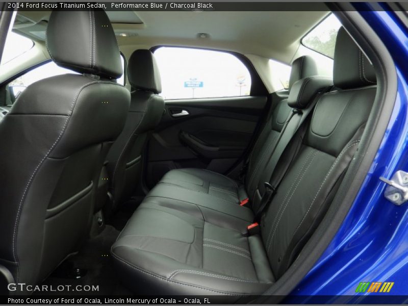 Performance Blue / Charcoal Black 2014 Ford Focus Titanium Sedan