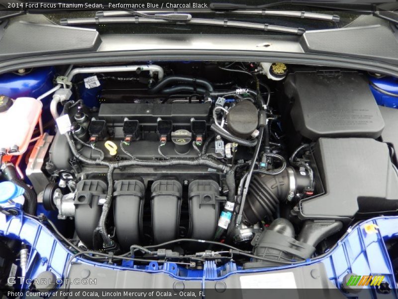Performance Blue / Charcoal Black 2014 Ford Focus Titanium Sedan