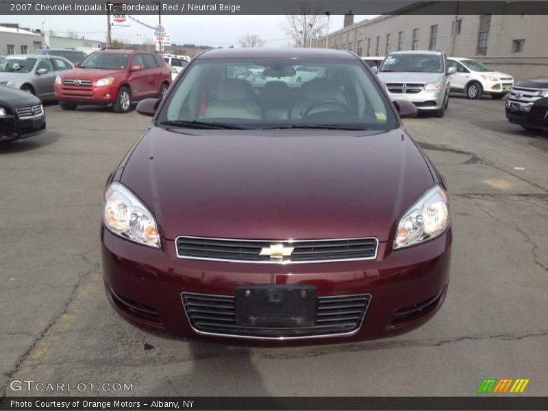 Bordeaux Red / Neutral Beige 2007 Chevrolet Impala LT