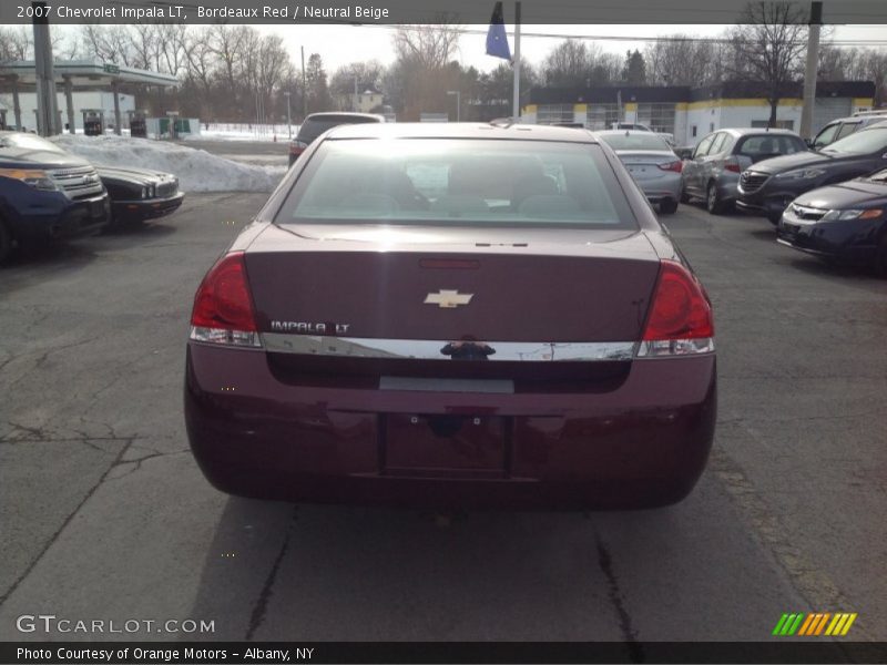 Bordeaux Red / Neutral Beige 2007 Chevrolet Impala LT