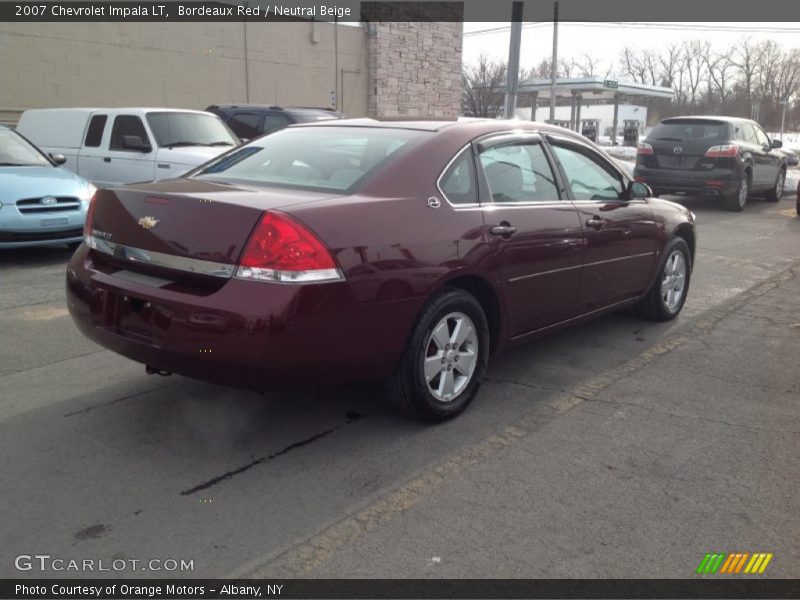 Bordeaux Red / Neutral Beige 2007 Chevrolet Impala LT