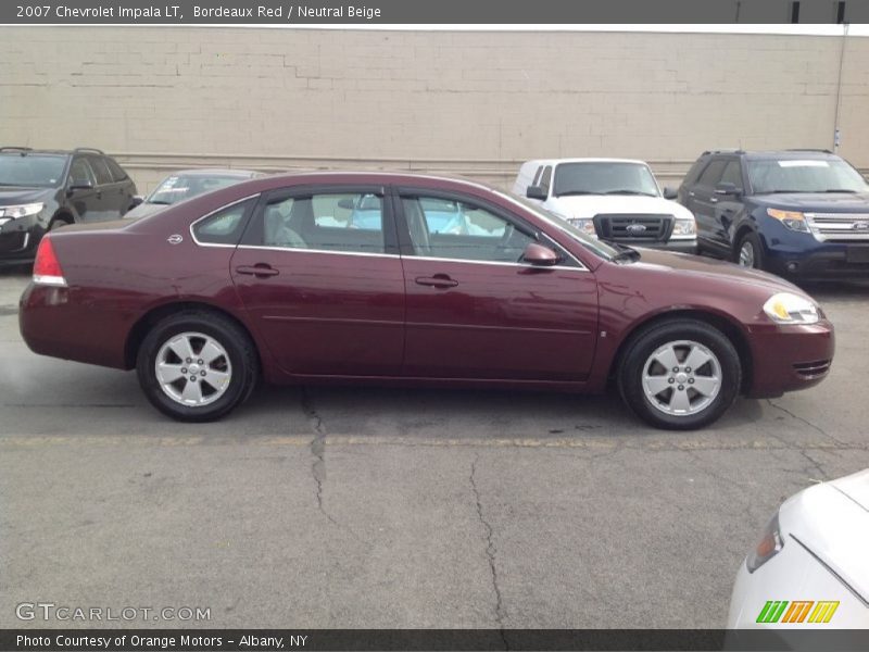 Bordeaux Red / Neutral Beige 2007 Chevrolet Impala LT