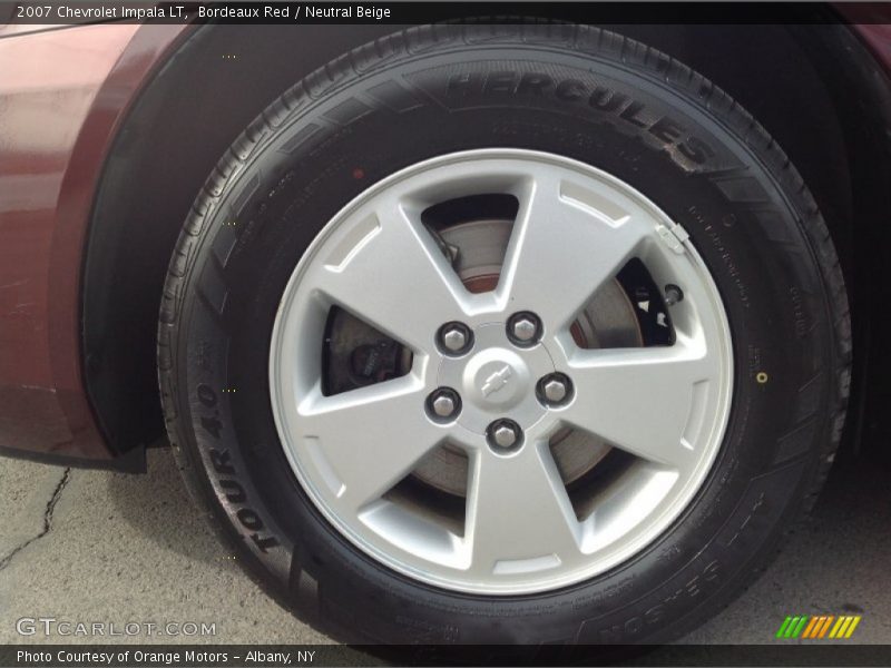 Bordeaux Red / Neutral Beige 2007 Chevrolet Impala LT