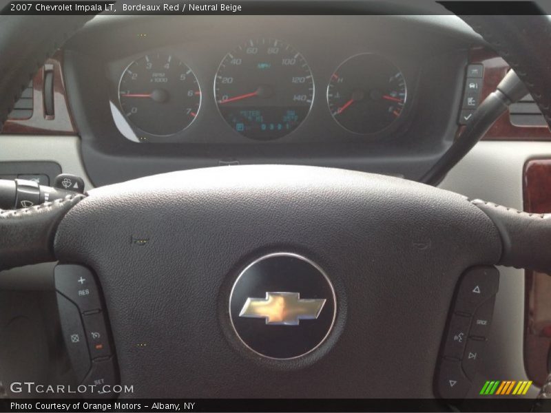 Bordeaux Red / Neutral Beige 2007 Chevrolet Impala LT