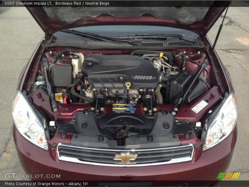 Bordeaux Red / Neutral Beige 2007 Chevrolet Impala LT