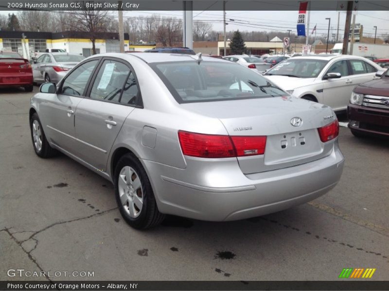 Bright Silver / Gray 2009 Hyundai Sonata GLS