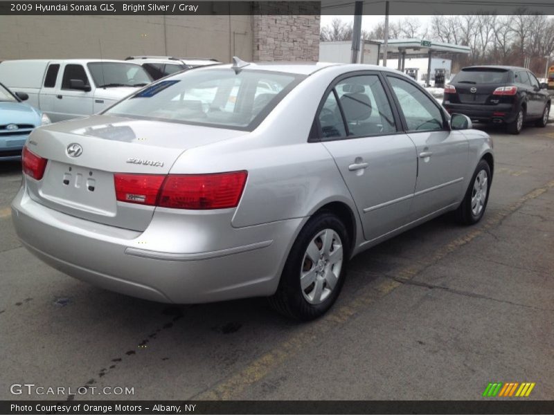 Bright Silver / Gray 2009 Hyundai Sonata GLS