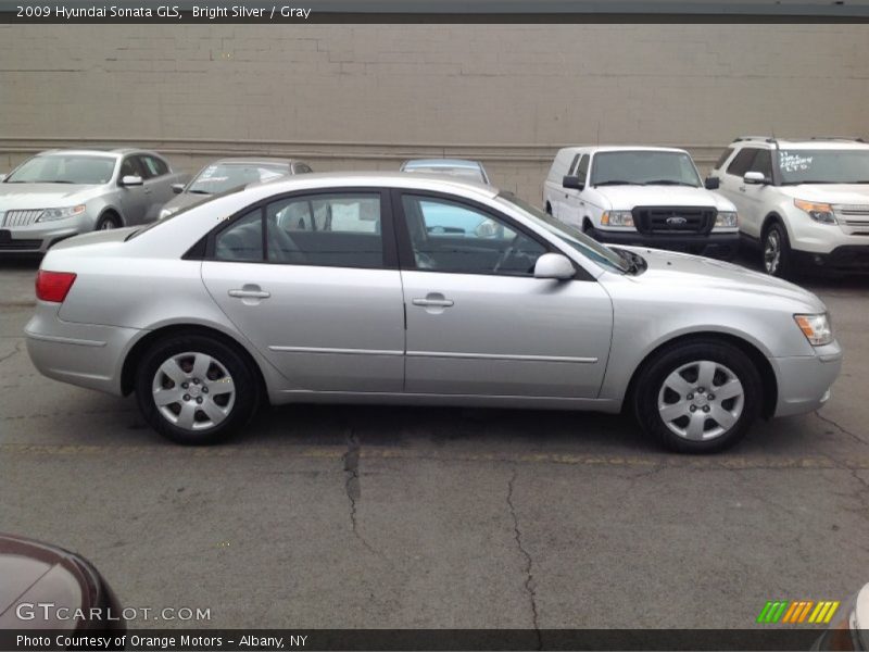 Bright Silver / Gray 2009 Hyundai Sonata GLS