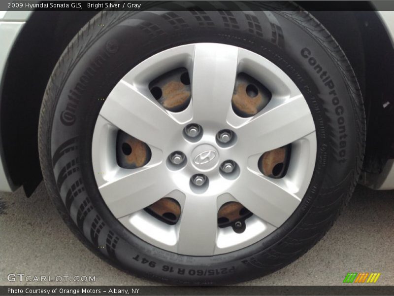 Bright Silver / Gray 2009 Hyundai Sonata GLS