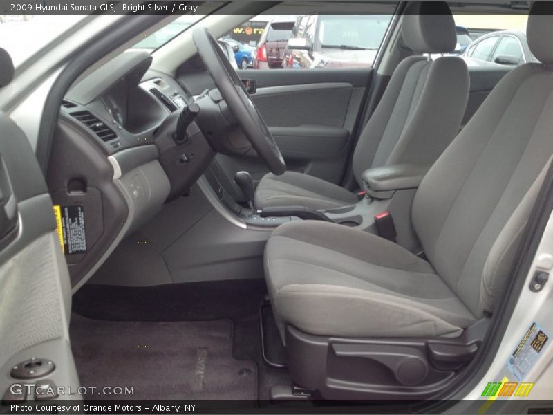 Bright Silver / Gray 2009 Hyundai Sonata GLS