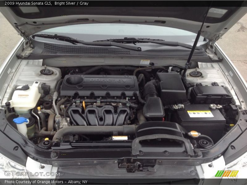 Bright Silver / Gray 2009 Hyundai Sonata GLS