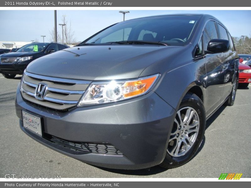 Polished Metal Metallic / Gray 2011 Honda Odyssey EX-L