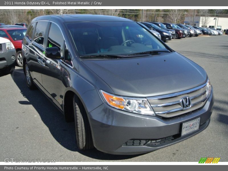 Polished Metal Metallic / Gray 2011 Honda Odyssey EX-L